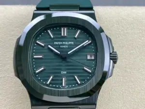 Replica Patek Philippe Nautilus Green Rubber Green Dial 5711 40MM Watch - Image 2