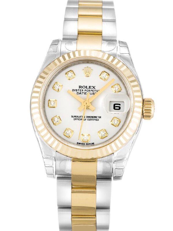 Rolex Lady-Datejust 26mm White Dial 179173