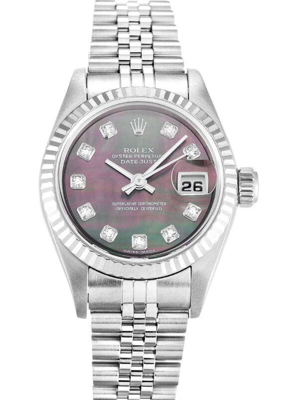 Rolex Lady-Datejust 26mm Mother of Pearl - Black Dial 79174