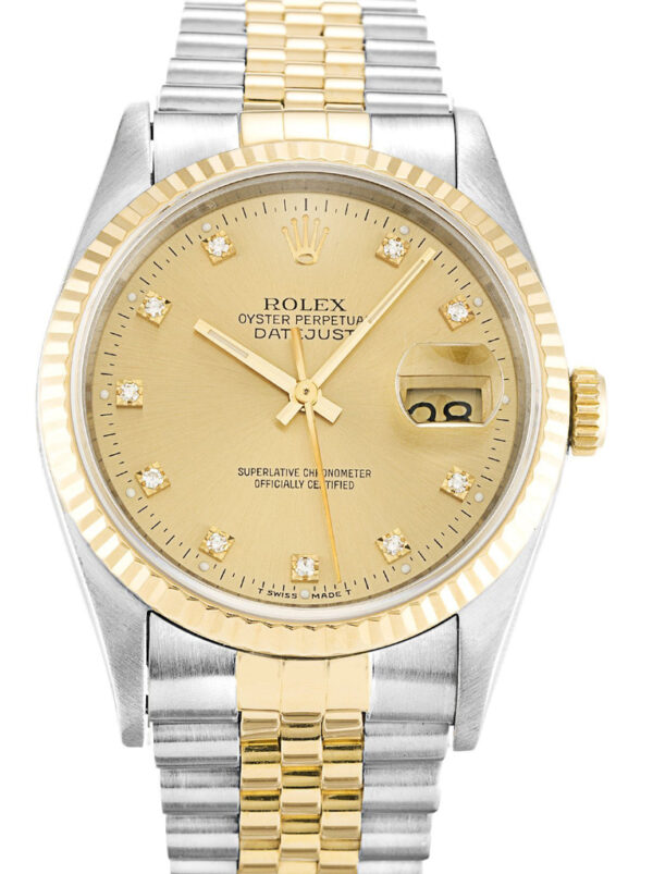 Rolex Datejust 36mm Champagne Dial 16233