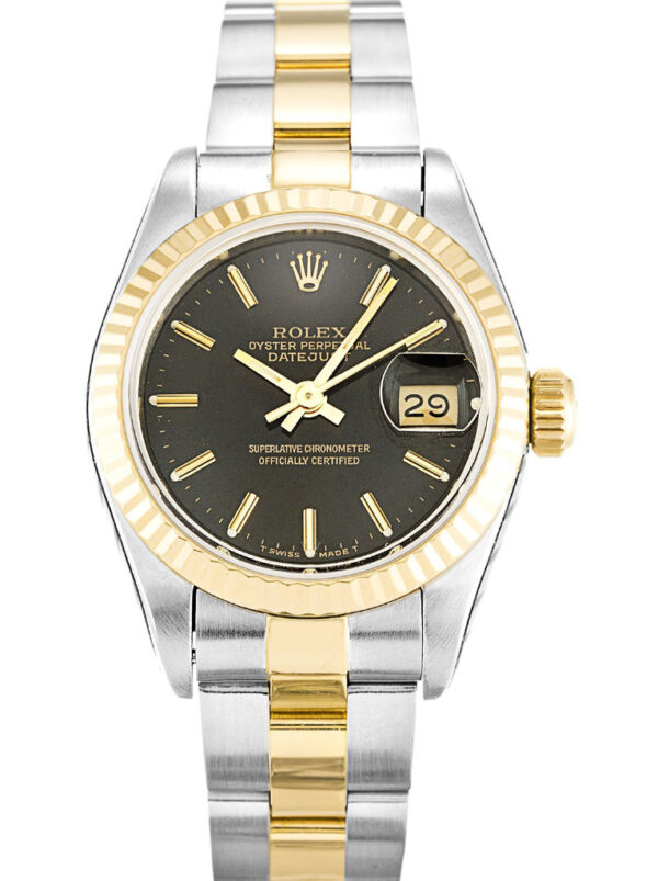 Rolex Lady-Datejust 26mm Black Dial 69173