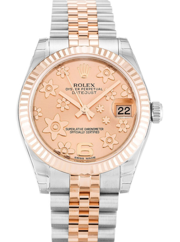 Rolex Datejust Mid-Size 31mm Pink Floral Dial 178271