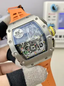 Replica Richard Mille RM 11-03 Automatic Flyback Chronograph Silver Watch - Image 2