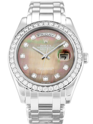 Rolex Day-Date 36mm Mother of Pearl - Black Dial 18946