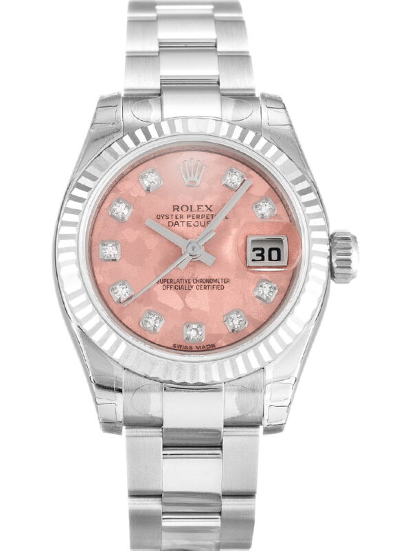 Rolex Lady-Datejust 26mm Gold Dust - Pink Dial 179174