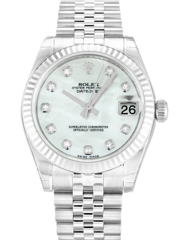 Rolex Lady-Datejust 31mm Mother of Pearl - White Dial 178274