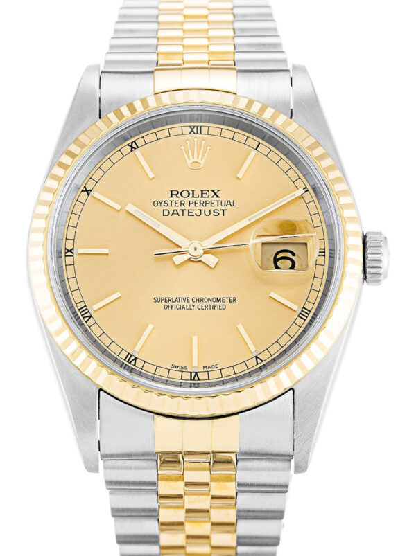 Rolex Datejust 36mm Champagne Dial 16233-2