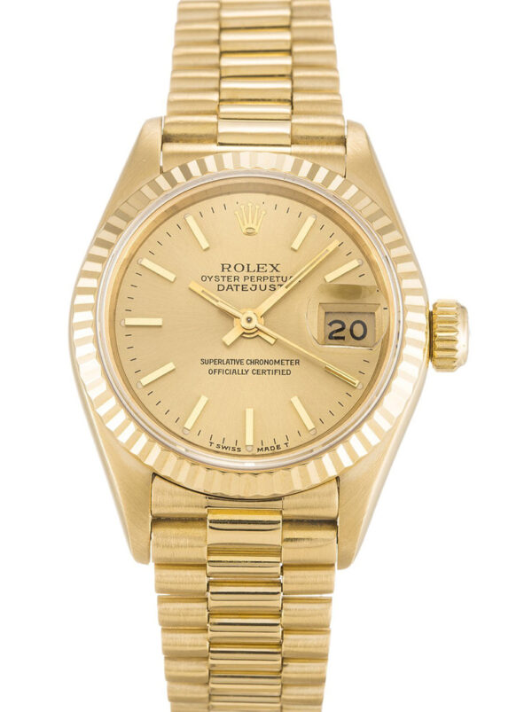 Rolex Lady-Datejust 26mm Champagne Dial 69178