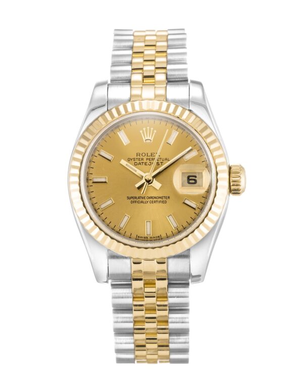 Rolex Lady-Datejust 26mm Champagne Dial 179173-3