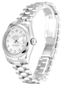 Rolex Lady-Datejust 26mm Silver Dial 179166 - Image 2