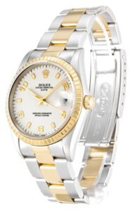 Rolex Oyster Perpetual Date 34mm White Dial 15223 - Image 2