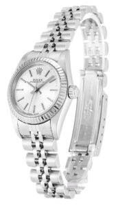 Rolex Oyster Perpetual Lady 26mm Silver Dial 76094 - Image 2