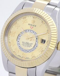 Rolex Sky-Dweller 42mm Gold Dial 326938-2 - Image 3