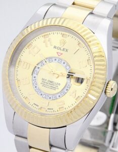 Rolex Sky-Dweller 42mm Gold Dial 326938 - Image 3