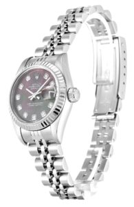 Rolex Lady-Datejust 26mm Mother of Pearl - Black Dial 79174 - Image 2