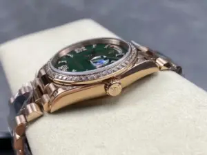 Replica Rolex Day Date Oyster 36 mm Everose Gold Diamonds Bezel M128345RBR 0068 - Image 6