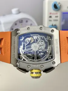 Replica Richard Mille RM 11-03 Automatic Flyback Chronograph Silver Watch - Image 4