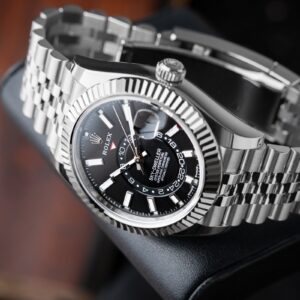 Superclone Rolex Sky-Dweller 42 mm Bright black Dial 336934 Jubilee - Image 3