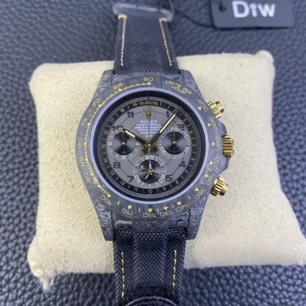 Replica Rolex Daytona DiW Black Carbon Fiber Luminous Limited Edition 40MM