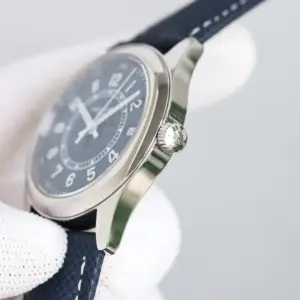 Replica Patek Philippe Limited Edition Calatrava 40mm 6007A 001 Blue Dial Mens Watch - Image 2