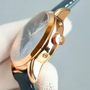 Patek Philippe Complications Rose Gold Blue 5224R 001 42mm Replica - Image 3
