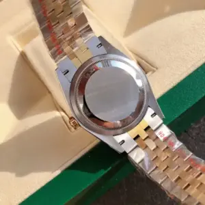 Replica Rolex Datejust 126234 Fluted Bezel Pink Jubilee Diamond Dial 36MM Unisex Replica Watch - Image 3