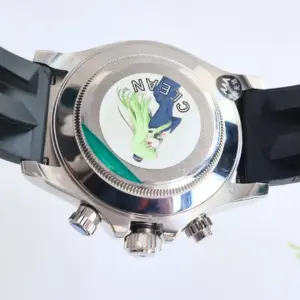 Replica Rolex Daytona 126519LN 0006 40mm Silver Ghost Dial White Gold Oysterflex - Image 5