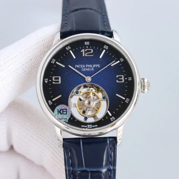 Replica Patek Philippe Grand Complications Sky Moon Tourbillon White Gold 6102P 001 Watch