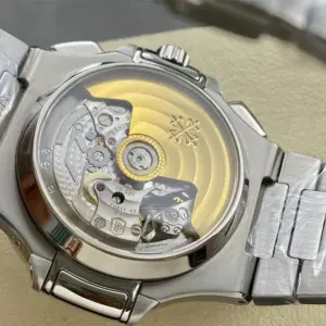 Replica Patek Philippe Nautilus Chronograph Stainless Steel Black Dial 5980 1A 014 - Image 2
