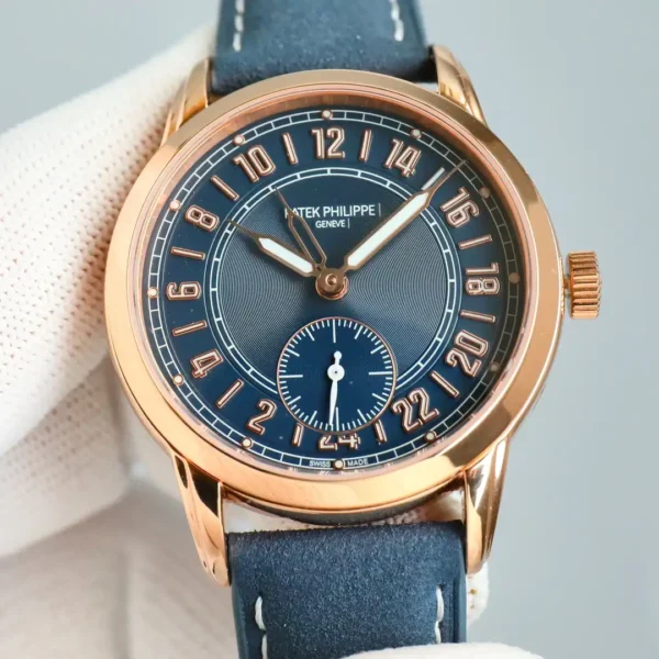 Patek Philippe Complications Rose Gold Blue 5224R 001 42mm Replica