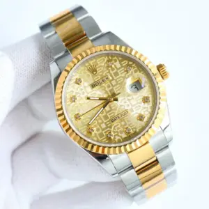 Replica Rolex Datejust 126233 Silver Jubilee Dial Fluted Bezel 36MM Unisex Replica Watch - Image 2