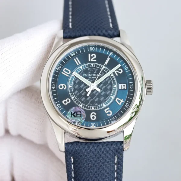 Replica Patek Philippe Limited Edition Calatrava 40mm 6007A 001 Blue Dial Mens Watch