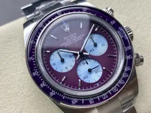 Replica Rolex Daytona Artisans de Genève Customized 40mm Burgundy Purple dial Mens Watch - Image 2