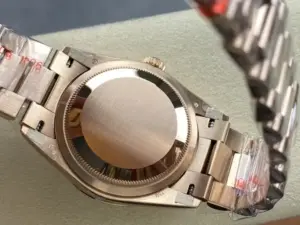 Replica Rolex Day Date Oyster 36 mm Everose Gold Diamonds Bezel M128345RBR 0068 - Image 4