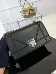 Replica Dior Diorama Bag Black Lambskin - Image 2