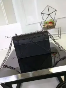 Replica Dior Diorama Bag Black Lambskin - Image 4
