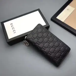 Replica Gucci Gucci Icon Signature Wallet Black - Image 3