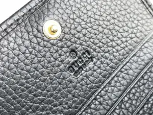 Replica Gucci Women GG Marmont Card Case Wallet Black - Image 5