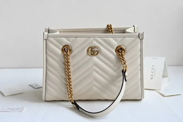 Gucci-779727-GG-mARMONT-Small-Tote-White-Matelasse-Chevron-Leather