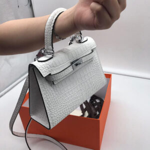 Hermes-22cm-Kelly-Bag-Crocodile-Stripe-Handbag-White-With-Silver-_2
