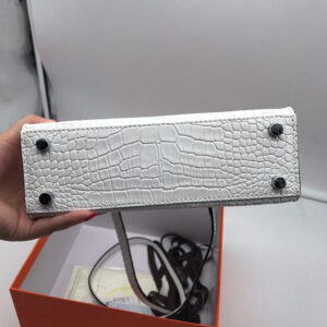 Hermes-22cm-Kelly-Bag-Crocodile-Stripe-Handbag-White-With-Silver-_4