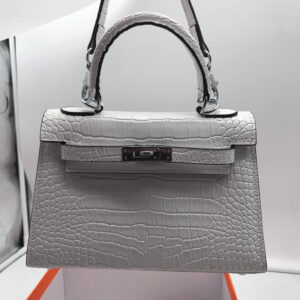 Hermes-22cm-Kelly-Bag-Crocodile-Stripe-Handbag-White-With-Silver-_7