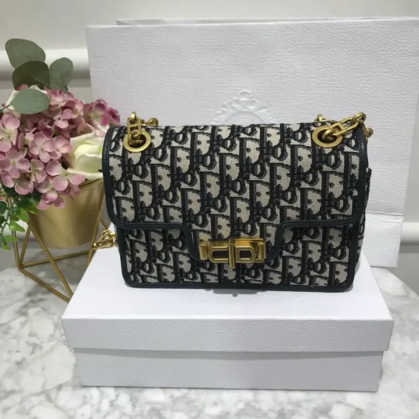 Replic Dior Oblique Saddle Women Shoulder Bag