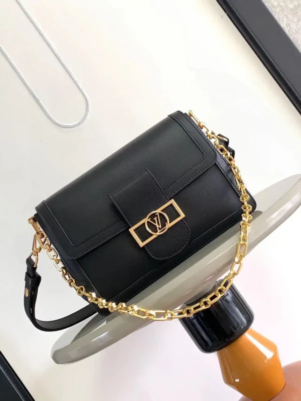 Louis-Vuitton-M25209-Dauphine-Soft-MM-Calfskin-Black