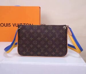 Replica Louis Vuitton Lorette Coated Monogram Canvas Exterior - Image 4