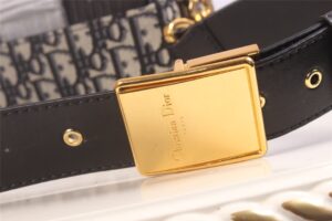 Replica 30 Montaigne Dior Oblique Bagembroidered Canvas Black - Image 6