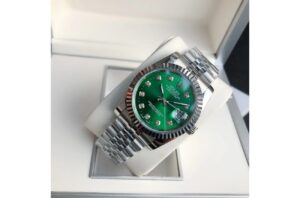 Rolex Datejust 36/28mm SS/SS Jub Green/Dia - Image 3