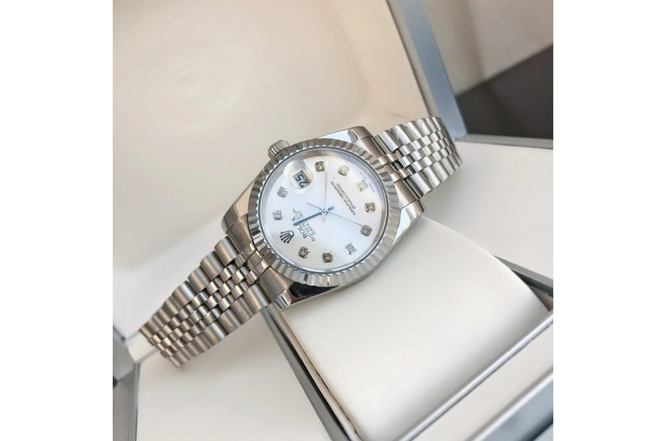 Rolex Datejust 36/28mm SS/SS Jub Sliver/Dia - Image 5