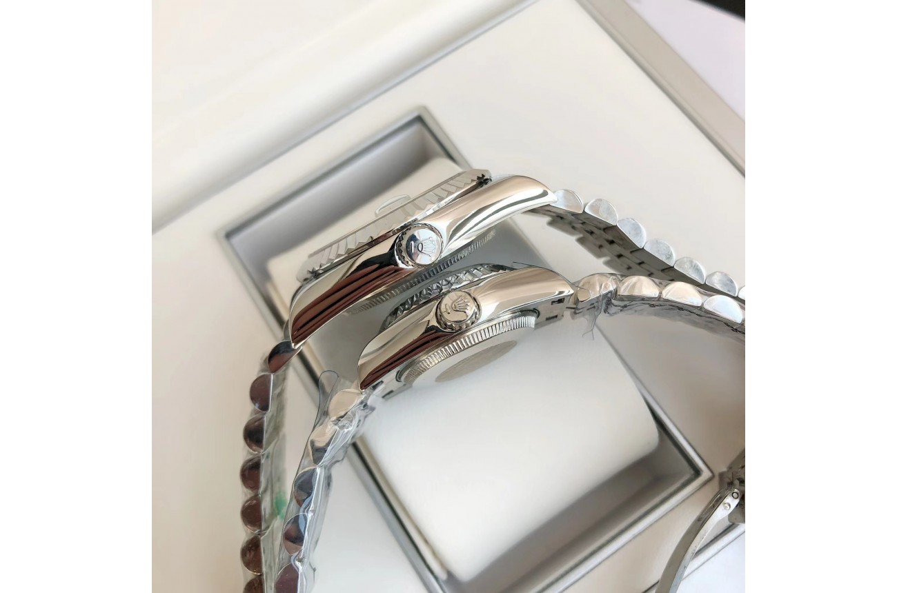 Rolex Datejust 36/28mm SS/SS Jub Sliver/Dia - Image 8