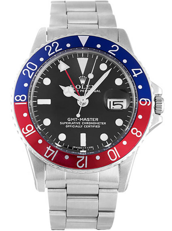 Rolex GMT-Master 40mm Black Dial 16710 "Pepsi"